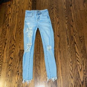 American Eagle women’s size 000 short skinny  jeans